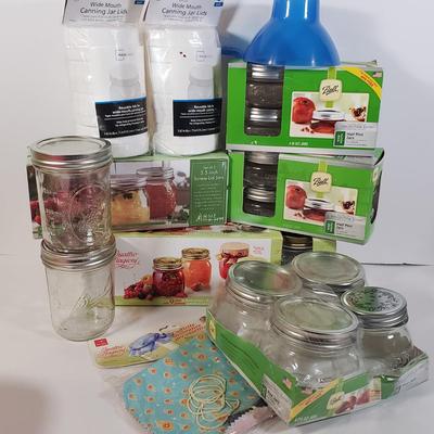 LOT 256L: Huge Assortment of Canning Supplies