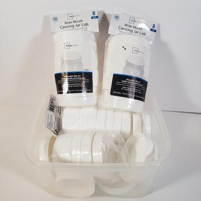 LOT 256L: Huge Assortment of Canning Supplies