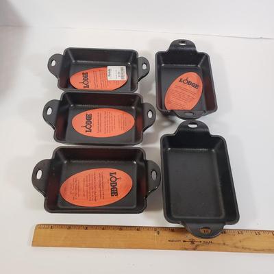 LOT 257K: Collection of Lodge Mini Cast Iron Pans-Never Used