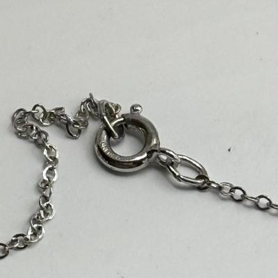 LOT 266J: Three Sterling Silver Chain Necklaces - 15", 20", 24" (6.45g)