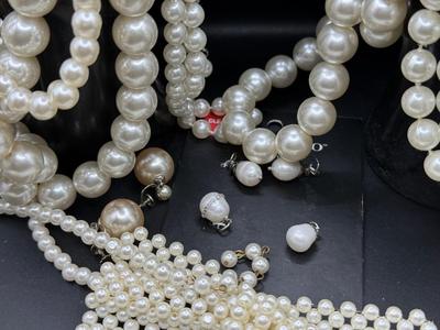 LOT 268J: Vintage "Pearl" Collection: Long Strands, Ties & More