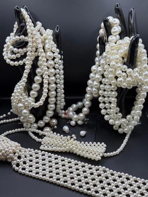 LOT 268J: Vintage "Pearl" Collection: Long Strands, Ties & More