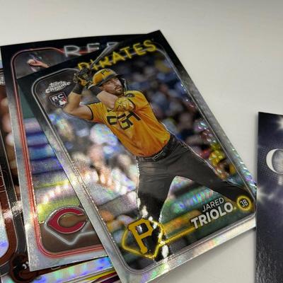 LOT 270J: Collection of Sports Cards: Saquon Barkley NFL Philadelphia Eagles League Leaders, more Football & Baseball