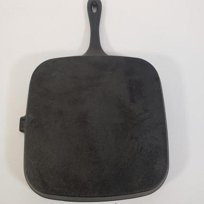 LOT 279K: Assortment of Cast Iron Frying Pans, Grill Pans & More