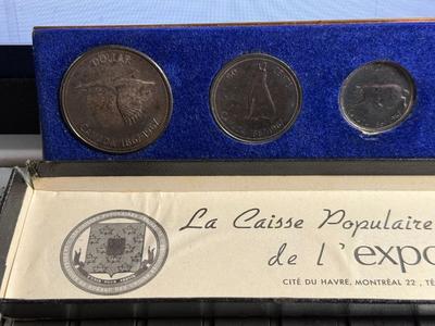 Canada 1967 Centennial Commemorative Exposition Silver Set. 6-Coin Set as Pictured.