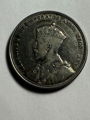 Canada 1935 Circulated Silver Dollar King George V 80% Silver 23.3grams as Pictured.