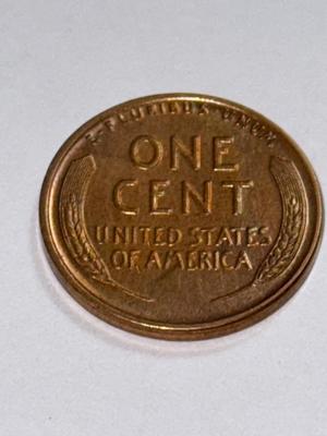 1929-D AU CONDITION/CLEANED LINCOLN CENT AS PICTURED.