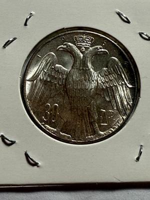 Greece 30 Drachmai 1964 KM#87 UNC Royal Wedding Silver Coin (ASW: 0.3222oz x SPOT) as Pictured.
