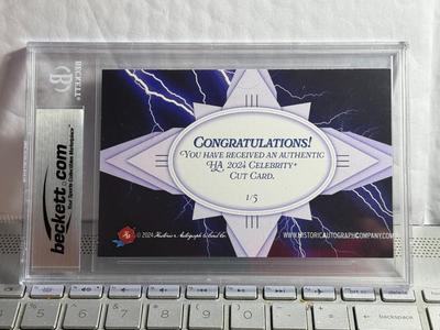 2024 Historic Celebrity Cuts MARY MARTIN Beckett Authentic Autograph as Pictured.