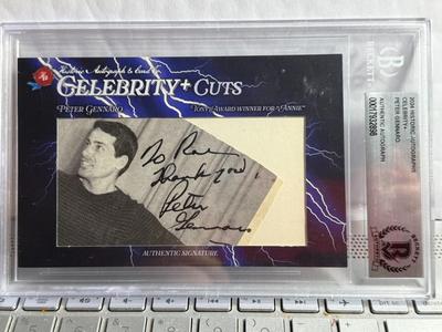 2024 Historic Celebrity Cuts PETER GENNARO Beckett Authentic Autograph as Pictured.