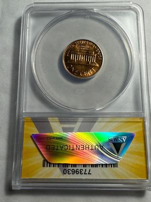 ANACS CERTIFIED 1961-D/D RPM-47 MS64 RED LINCOLN CENT AS PICTURED.