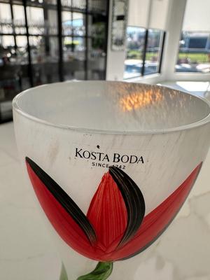 Kosta Boda Vase tulip
