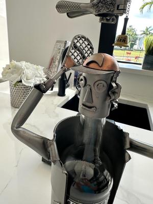 Metal Tennis Bottle Holder