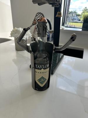 Metal Tennis Bottle Holder