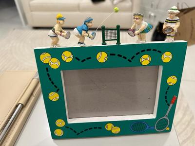 Tennis picture photo frame 4 x 6