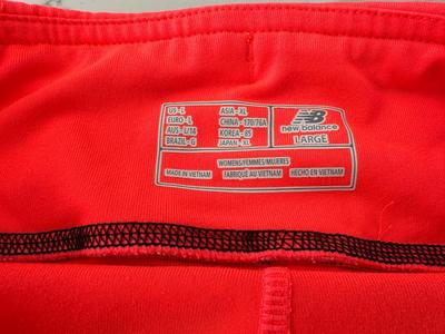 4 New Balance ladies shorts with under shorts wear size Large