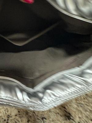 brand new Puffy silver tote