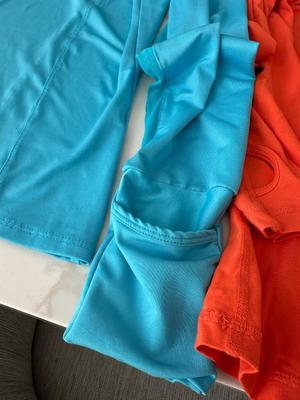 Three Athletic long Sleees Ladies shirts size Medium