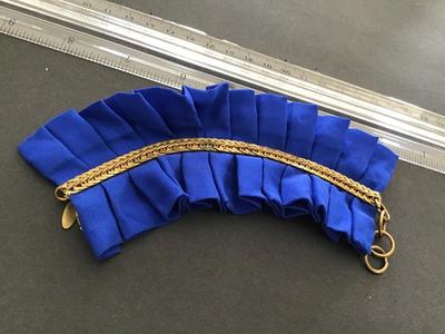 Jicay Cloth Royal Blue Statement Bracelet
