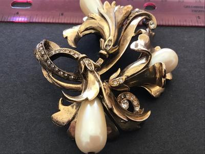 Antique Vintage Statement 3.5 inch. Thinking REJA Not sure. Beautiful