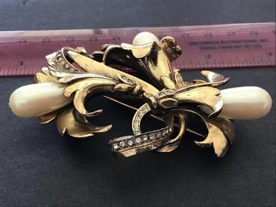 Antique Vintage Statement 3.5 inch. Thinking REJA Not sure. Beautiful