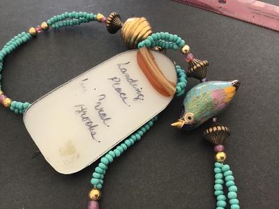 Artist Signed The Landing Place By Carol Brooks Necklace