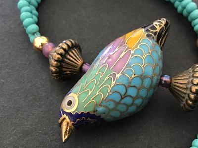 Artist Signed The Landing Place By Carol Brooks Necklace