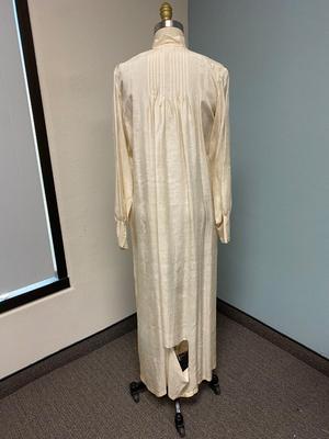 Vintage Antique Ivory Off White Silk Nightgown