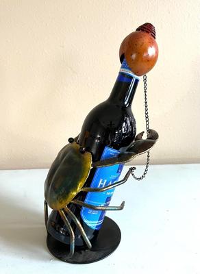 Crab Wine Bottle Holder