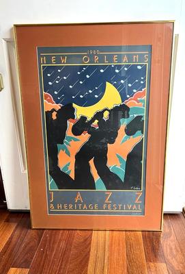 PHILIP COLLIER Signed & Numbered 1980 Jazz Fest