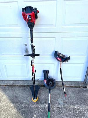 Troy Bilt 4 Cycle Gas Weedeater Combo AS-IS