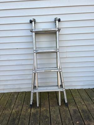 Adjustable Metal Ladder