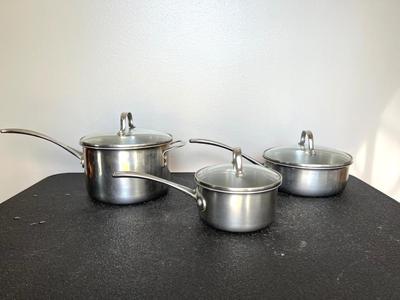 CALPHALON Stainless Steel set of 4