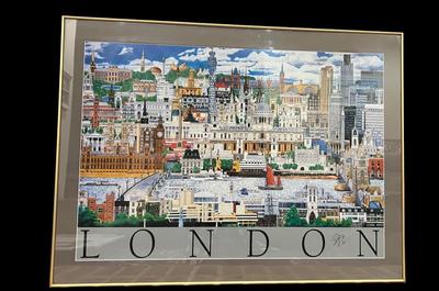 Signed CHRISTOPHER ROGERS "LONDON" LARGE