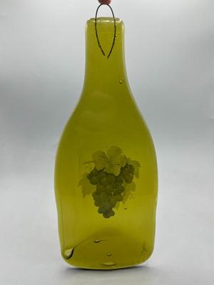 Retro Glass Wine Bottle Vino Hanging Home Decor