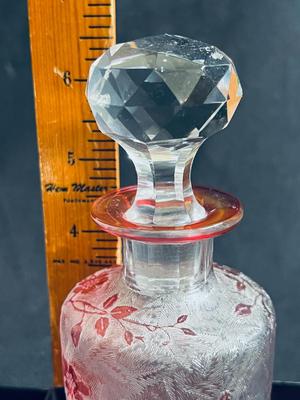 French BACCARAT (attrib.) Cameo Glass Scent Perfume Bottle