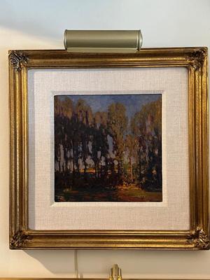 Beautiful Original Todd Matson "Between Fields" Oil on Panel
