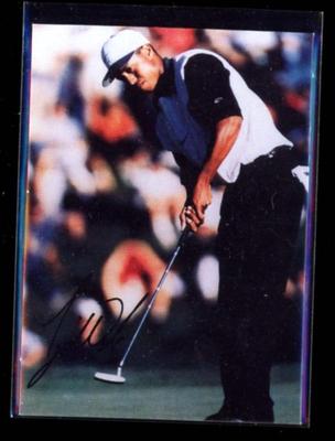 1997 TIGER WOODS ROOKIE PROMO CARD