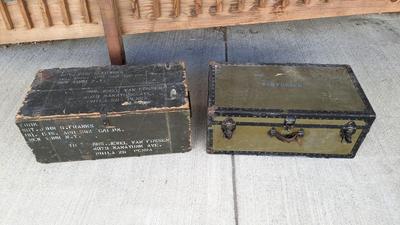 Military Shipping Trunks