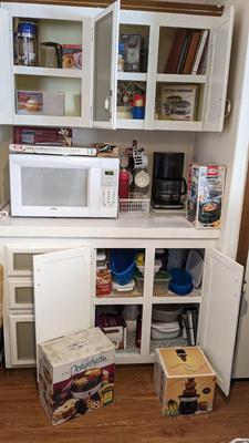 Contents of North Kitchen Cabinets