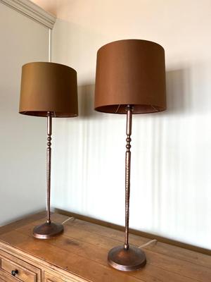 ARTERIORS BRONZE  Pair of LAMPS  *Read Details