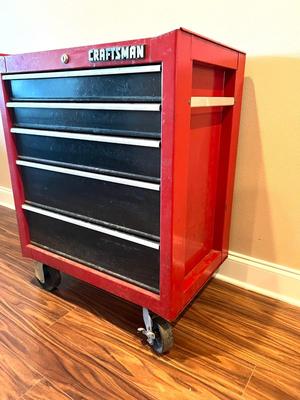 CRAFTSMAN METAL TOOLBOX & TOOLS