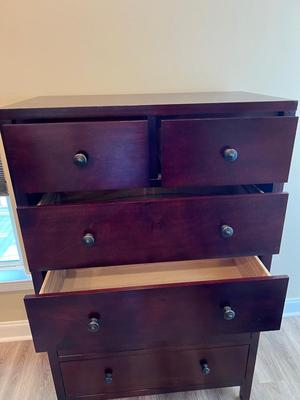 LY FURNITURE Tall 6 Drawer Dresser