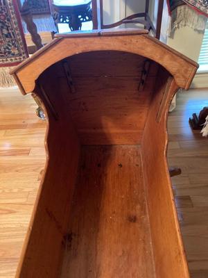 Antique Primitive baby rocking cradle