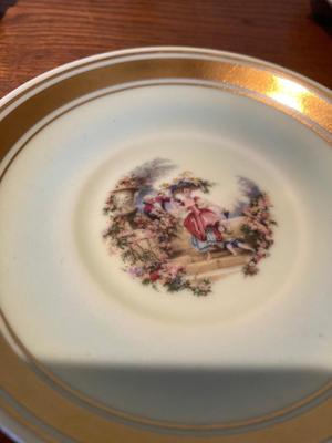 Vintage Schmidt demitasse cups with saucers set of six