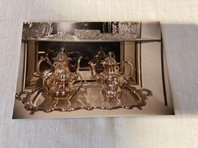 Vintage EPCA Lancaster silver plate coffee and tea set five pieces