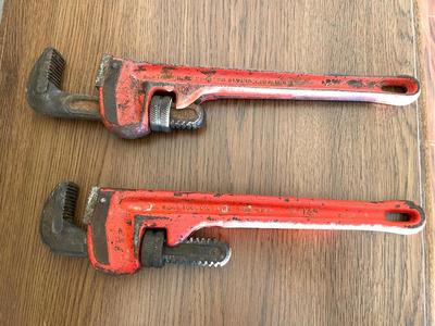 RIDGE TOOL CO.  14 inch Pipe Wrench