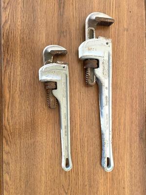 RIDGID TOOL CO. ALUMINUM Pipe Wrench