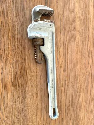 RIDGID TOOL CO. ALUMINUM Pipe Wrench