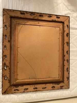 Beautiful antique ornate multilayered frame - framed river view landscape print by Frederick Ogden